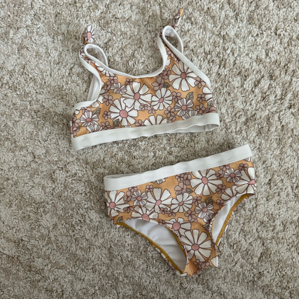 adorable floral swimsuit